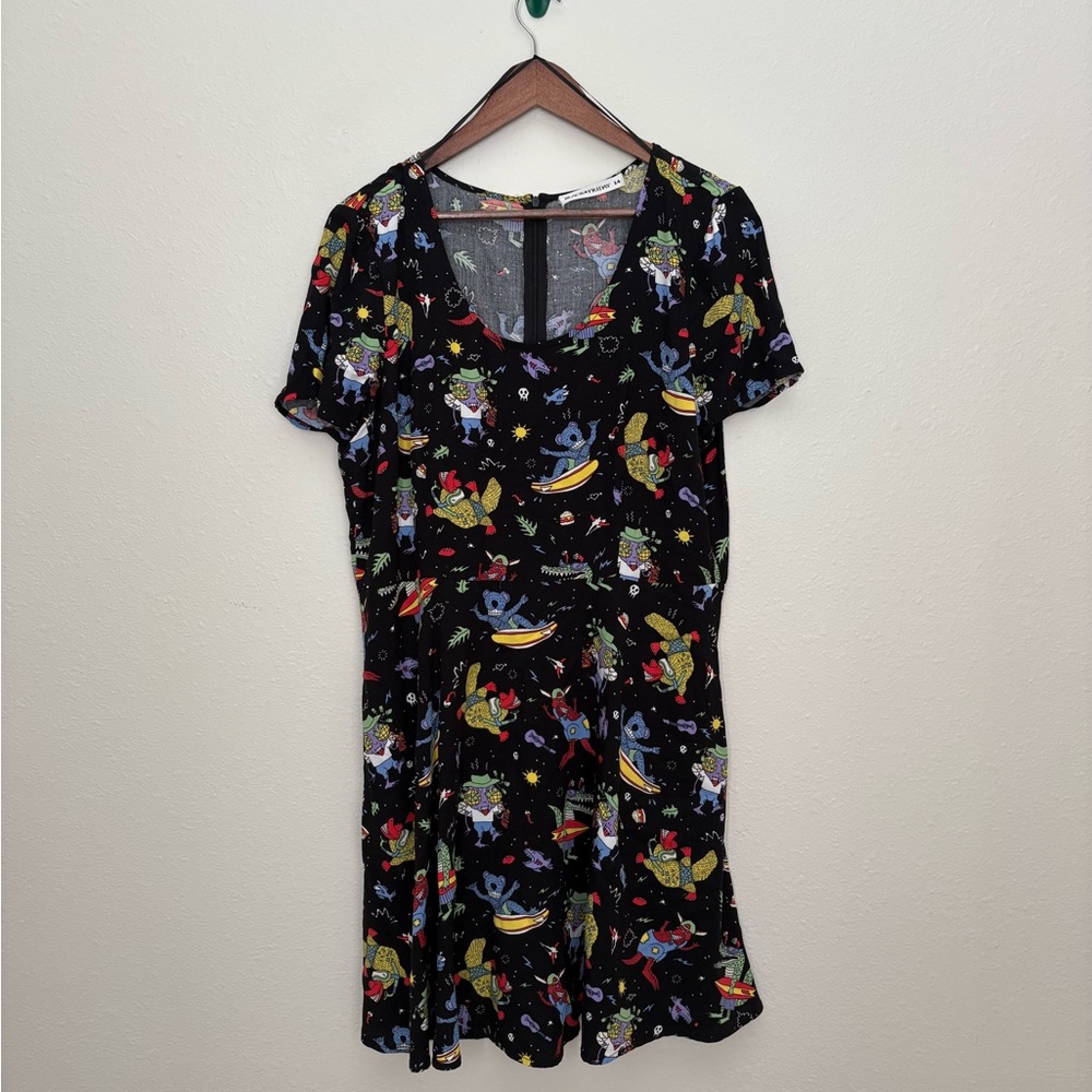 Rad cartoon animal dress